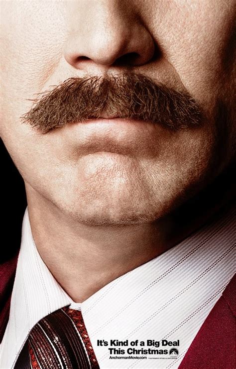 ron burgundy mustache.